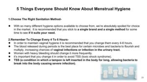 Menstrual hygiene Awareness | PPT